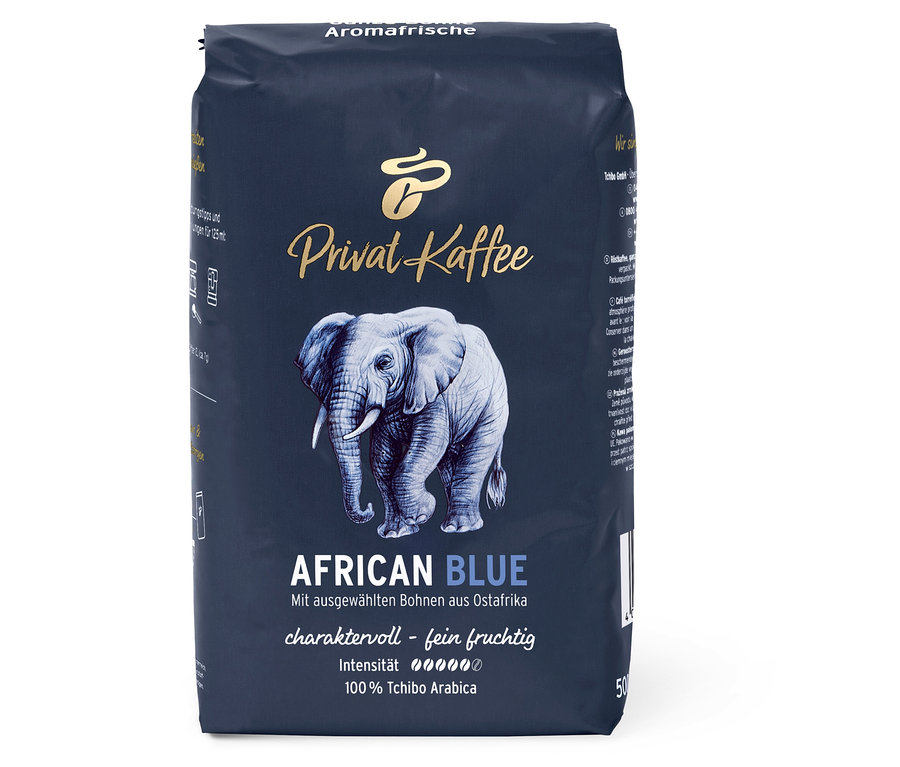 Privat Kaffee African Blue - 500 g Ganze Bohne