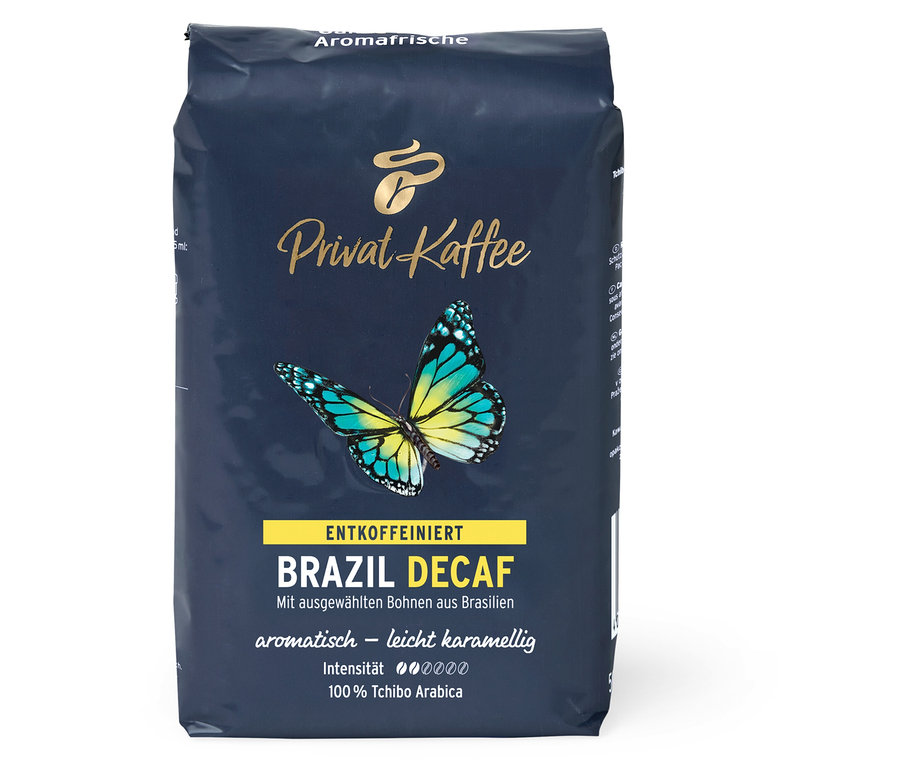 Privat Kaffee Brazil Decaf - 500g Ganze Bohne