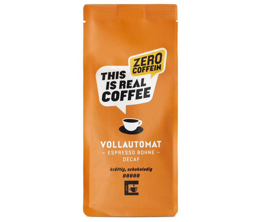 Hanseatic - This is real Coffee Vollautomat Espresso Decaf, entkoffeiniert - 200 g Ganze Bohne