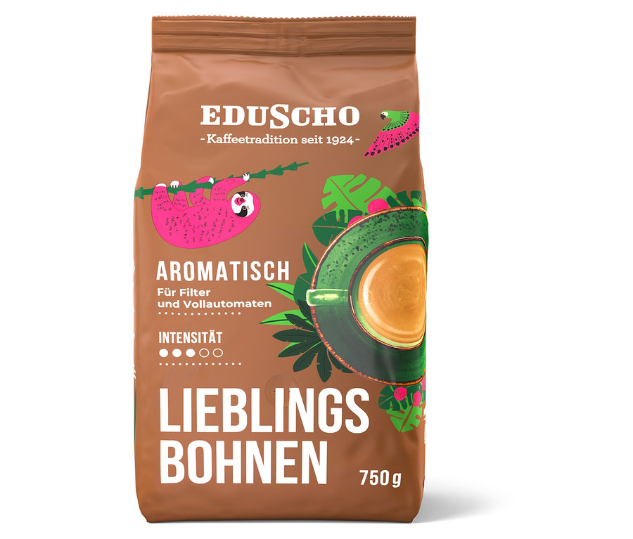 Eduscho Lieblingsbohnen Aromatisch - 750 g Ganze Bohne