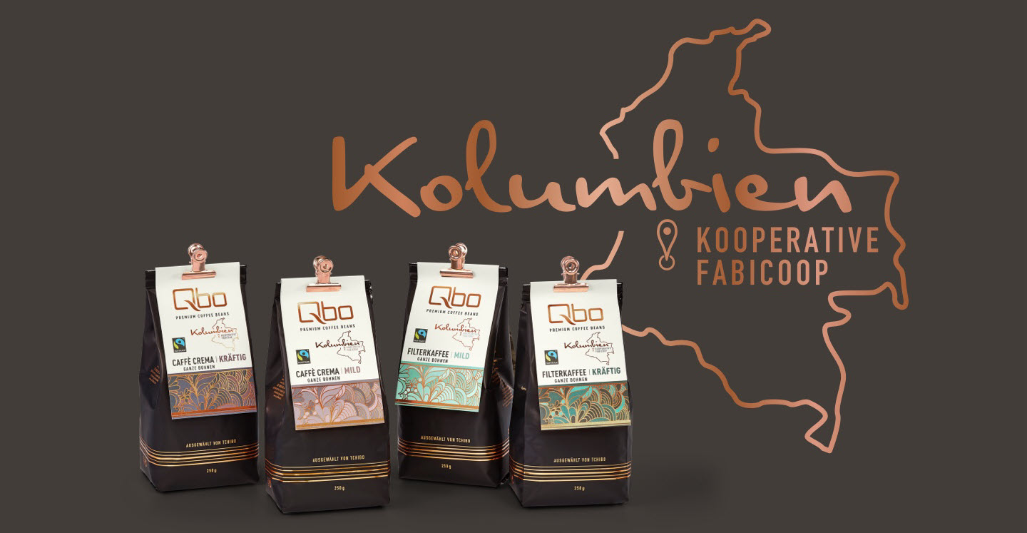 Qbo Premium Coffee Beans ausgewählt von Tchibo