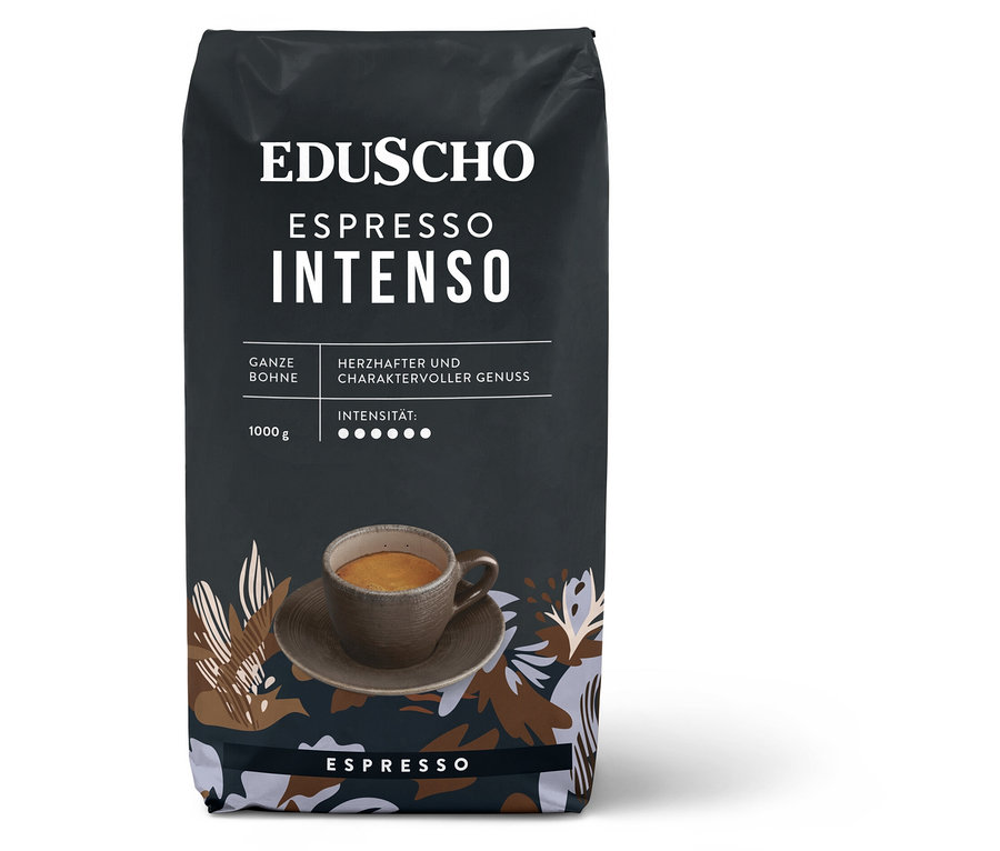 EDUSCHO Espresso Intenso - 1kg Ganze Bohne