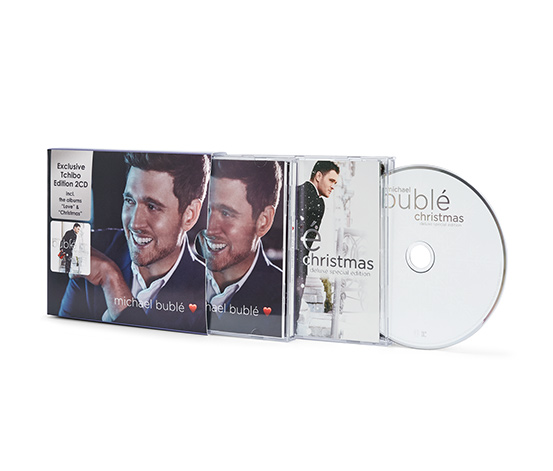Doppel-CD Michael Bublé „Love Deluxe“ und „Christmas Deluxe“ online  bestellen bei Tchibo 600720