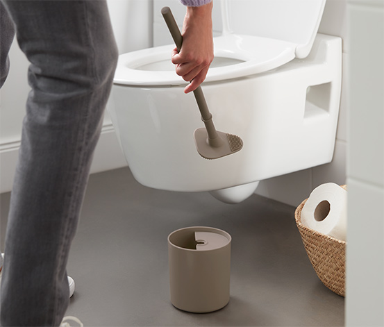 Silikon-WC-Bürste, taupe online bestellen bei Tchibo 628617