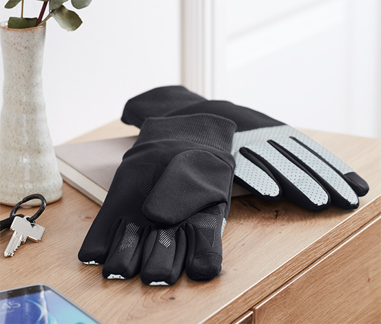 Windprotection-Handschuhe mit Reflektorbesatz online bestellen bei Tchibo  616187