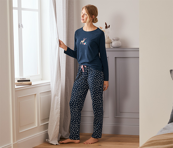 Pyjama, mit Alloverprint online bestellen bei Tchibo 618435