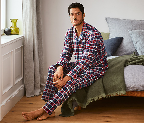 Flanell-Pyjama online bestellen bei Tchibo 622435