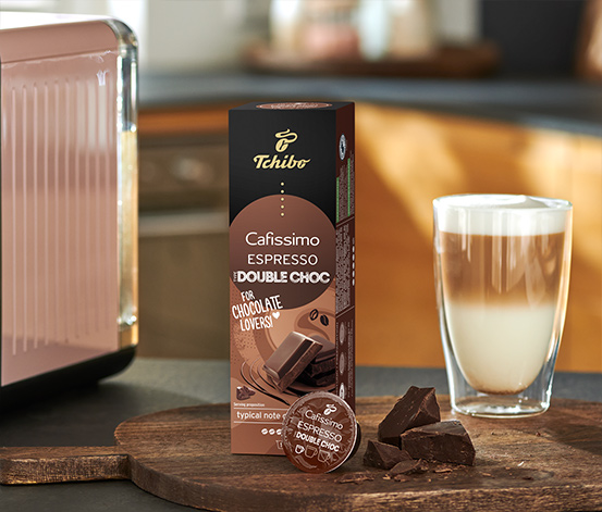 Flavoured Espresso – Double Choc – 10 Kapseln online bestellen bei Tchibo  519705