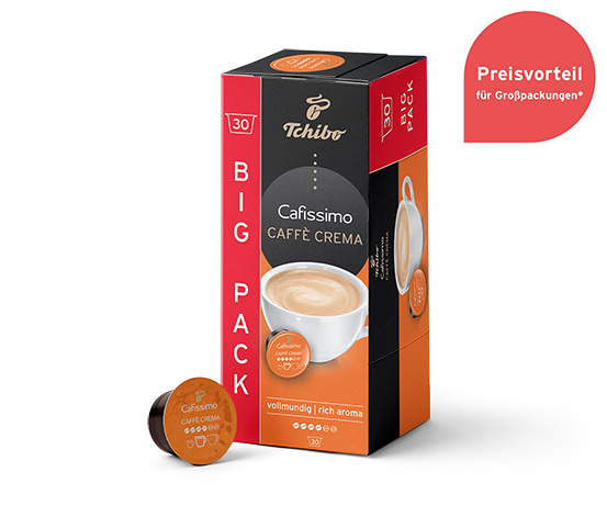 Caffè Crema vollmundig – 30 Kapseln online bestellen bei Tchibo 492107