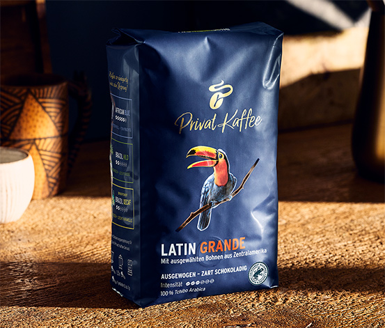 Privat Kaffee Latin Grande - 4x 500 g Ganze Bohne online bestellen bei  Tchibo 470462