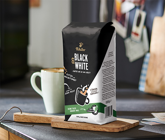 BLACK & WHITE - 2x 1 kg Ganze Bohne online bestellen bei Tchibo 528116