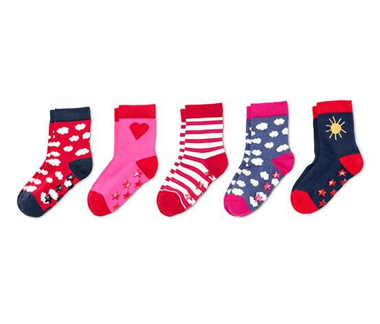 5 Paar ABS-Socken aus Bio-Baumwolle, rosa online bestellen bei Tchibo 628888