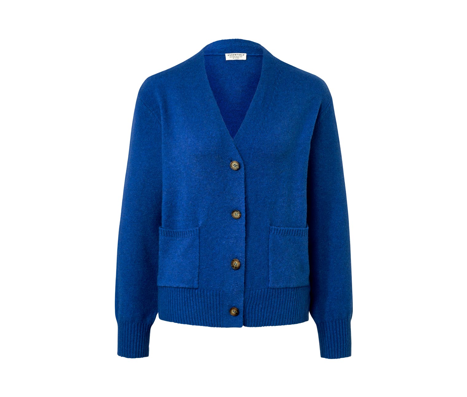 Strickjacke mit Wolle, kobaltblau online bestellen bei Tchibo 669329