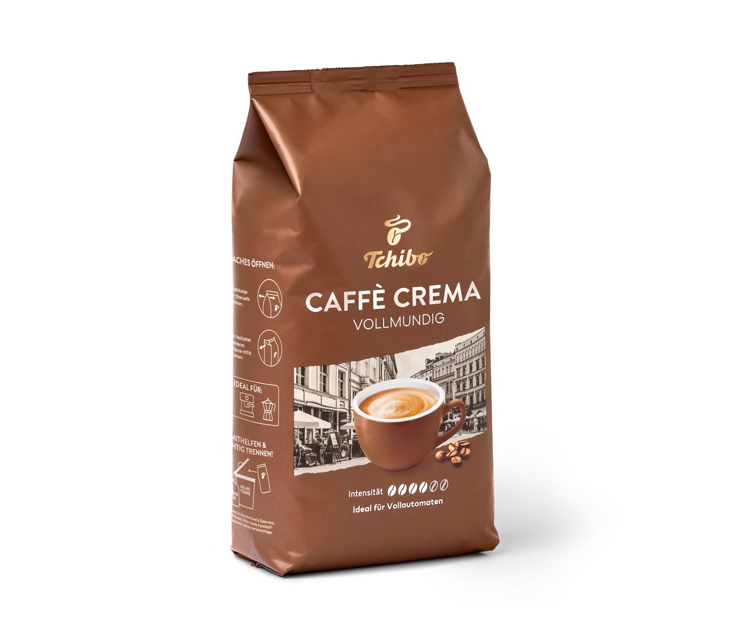 Caffè Crema Vollmundig - 2x 1kg Ganze Bohne online bestellen bei Tchibo  492557