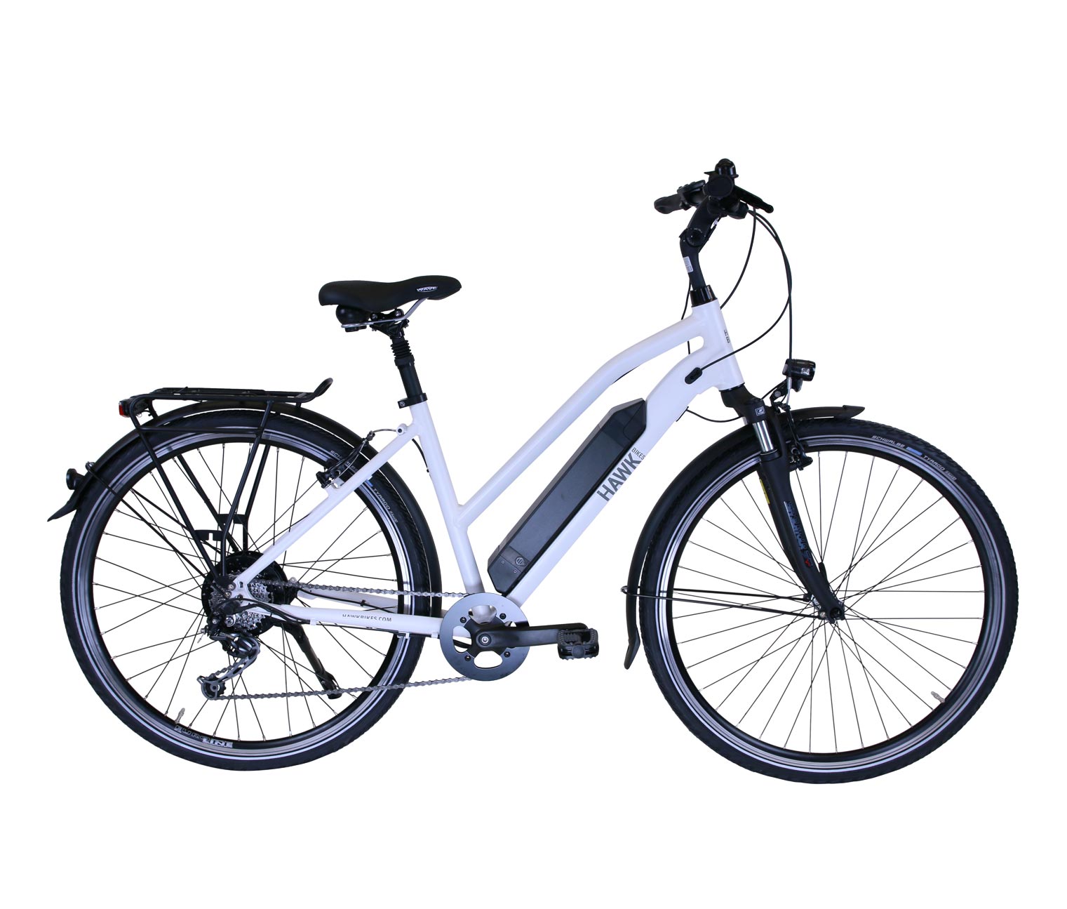 HAWK Bikes E-Bike Damen »e-Trekking Lady BAFANG«, grau, 28 Zoll,  46-cm-Rahmen online bestellen bei Tchibo 639110