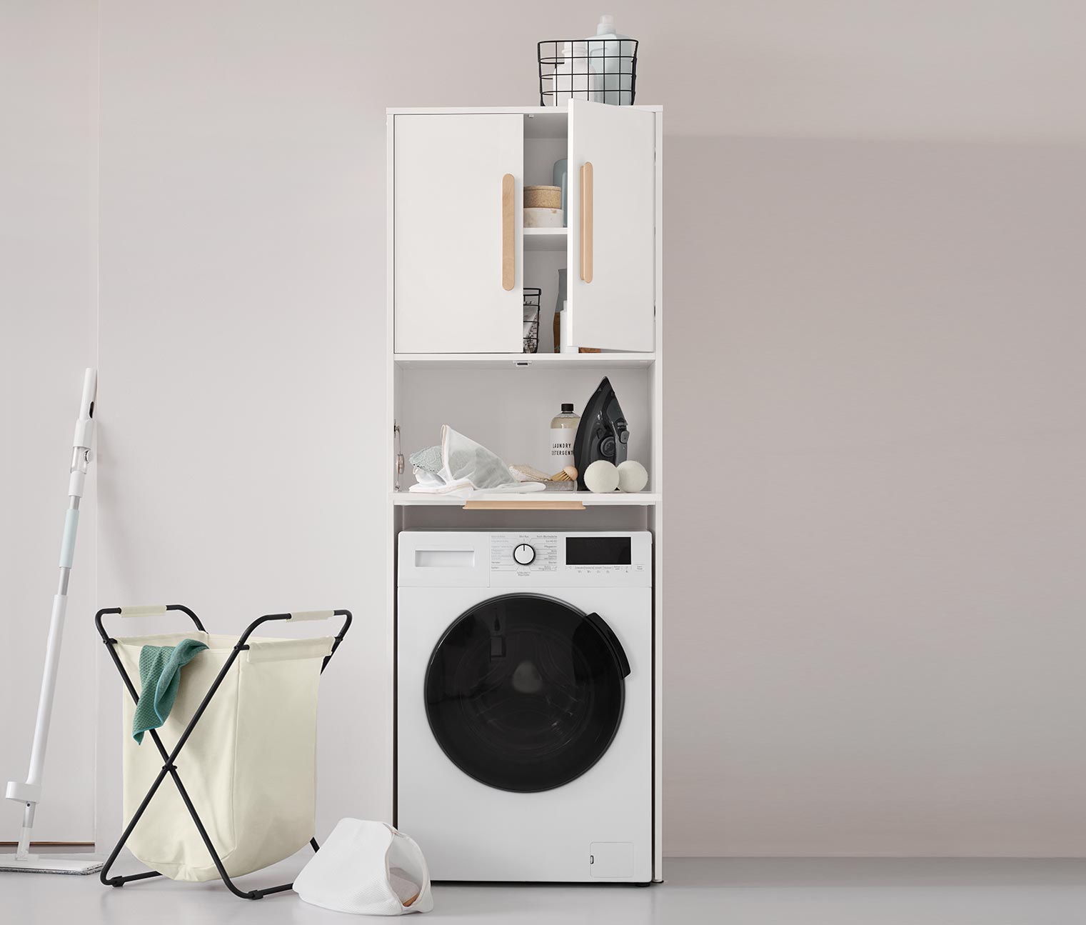 Waschmaschinenschrank mit aufklappbarer Arbeitsfläche online bestellen bei  Tchibo 660424