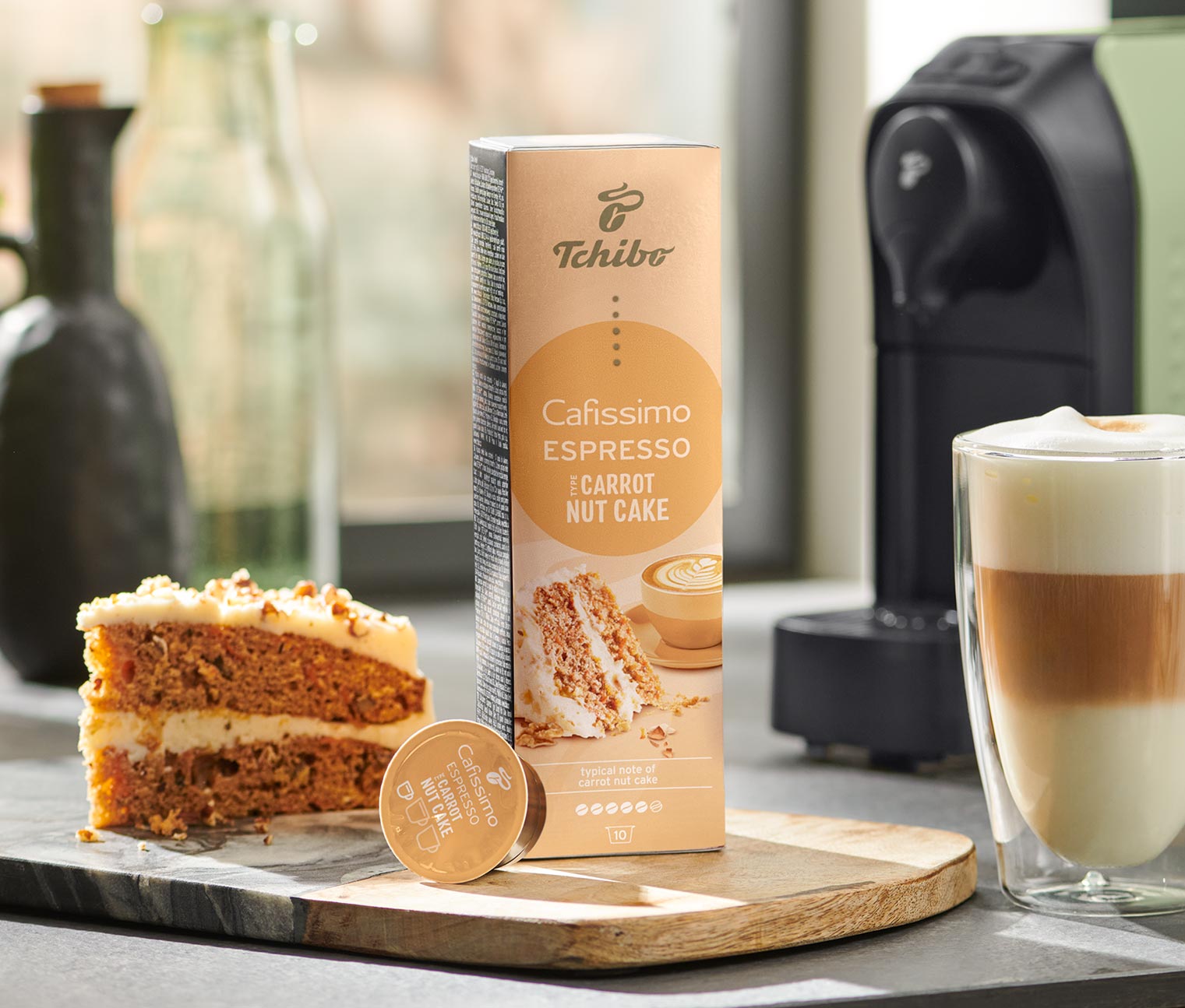 Cafissimo Flavoured Espresso – Carrot Nut Cake 10 Kapseln online bestellen  bei Tchibo 527927