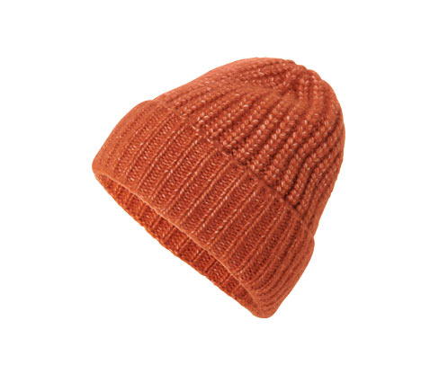 Strickmütze mit Wolle, orange online bestellen bei Tchibo 644485
