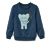 Kinder-Sweatshirt mit angerauter Innenseite, blau