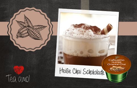 Heiße Chai Schokolade